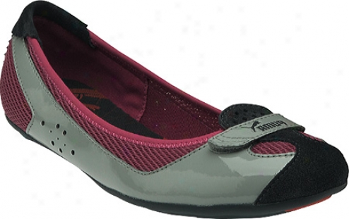 Puma Zandy Patent (women's) - Limestone Grey/festival Fuchsia