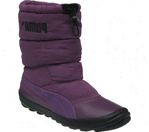 Puma Zooney Nylon Boot Wtr (women's) - Purple Magic/b1ack