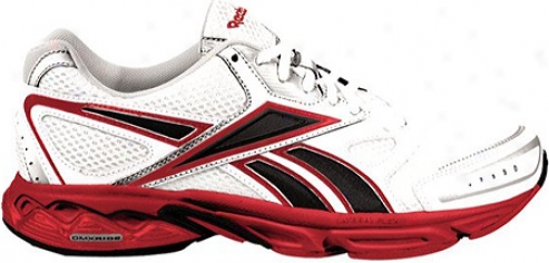 Reebok Instant (men'a) - White/pure Silver/black/excellent Red