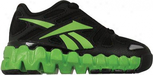 Reebok Mini Zigdynamic (infants') - Black/sushi Green/silver