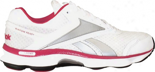 Reebok Runtone Ready (women's) - White/pure Silver/8berbrry/steel/black