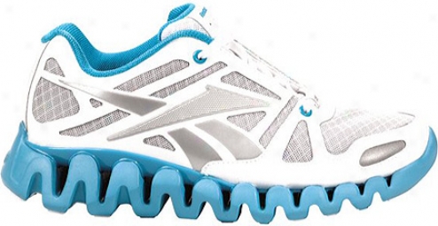 Reebok Zigdyanmic Elite (women's) - White/pure Silver/feather Blue