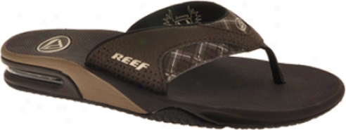 Reef Fanning Original (men's) - Brown/brown Plaid