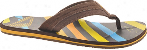 Reef Stuyak Prints (men's) - Brown Stripes