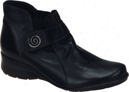 Rieker-anristres sGabriela 72 (women's) - Black Leather/stretch