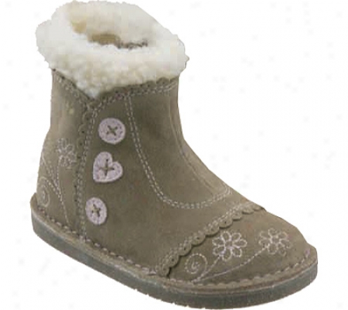 Robeez 1st Stepz Button-up Bootie (infant Girls') - Taupe