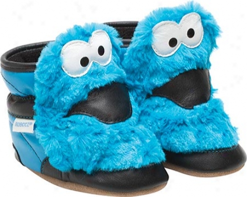 Robeez 3d Cookie Monster (infants') - Blue