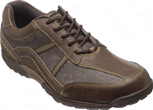 Rockport City Trails Stripe Lace Up (men's) - Dark Brown Full Grain Leather