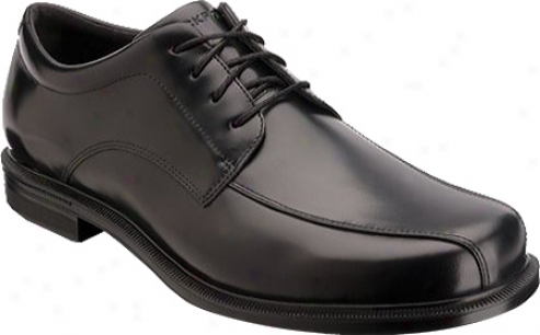 Rockport Editorial Offices Bikr Front Wp (men's) - Black Waterproof Full Grain Leather