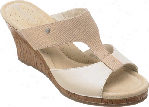 Rockport Emily New Slide (women's) - Sand Full Grain Leather