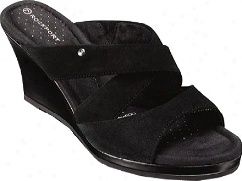 Rockport Emily Three Band (women's) - Black Suede