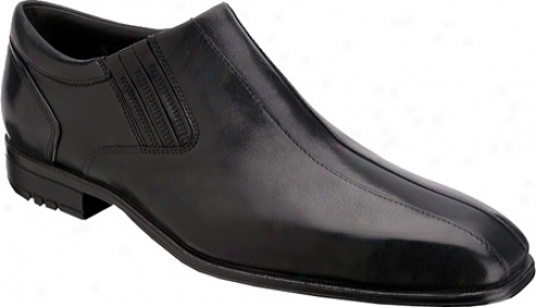 Rockport Fairwod Slip On Wp (men's) - Black Waterproof Full Grain Leather