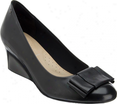 Rockport Grace Flat Bow Pump (women's) - Black Nappa