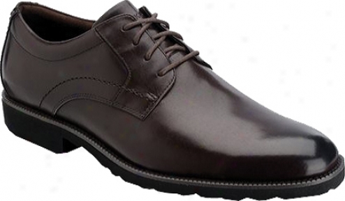 Rockport Oak Circle Plain Toe (men's) - Dark Brown Full Grain Leather