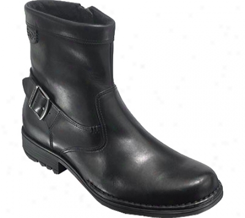 Rockport Parkridge Buckle Boot (men's) - Black Full Grain Leather