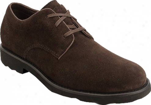 Rockport Ridge Valley Plain Toe (men's) - Bitter Chocolate Suede