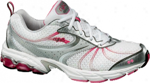 Ryka Revive 2 (women's) - Chrome Silver/white/metallic Steel Grey/pink Flash