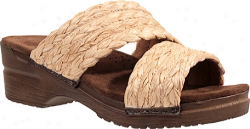 Sanita Clogs Asta (women's) - Nature Raffia