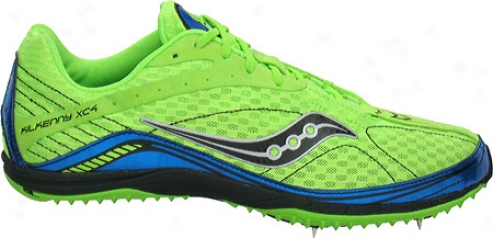 Saucony Kilkenny Xc4 Spike (men's) - Slime Green/royal