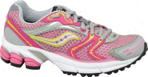 Saucony Nitrous (girls') - Hot Pink/begonia Leather/mesh