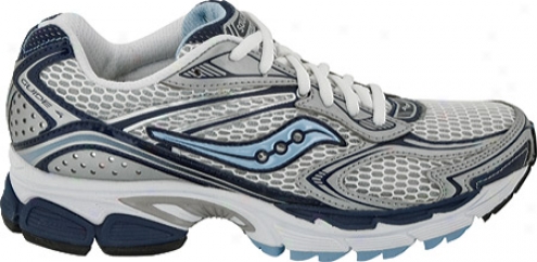 Saucony Progrid Guide 4 (women's) - White/navy/blue