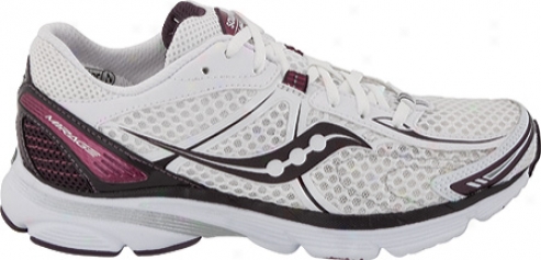 Saucony Progrid Mirage (women's) - White/purple/pink