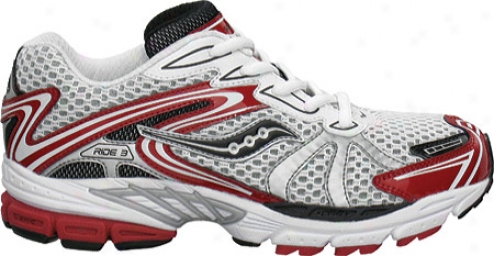 Saucony Progrid Ride 3 (boys') - White/red/black