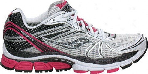 Saucony Progrid Triumph 8 (women's) - White/black/pink