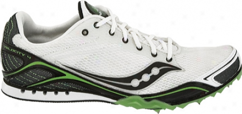 Saucony Velocity 4 (men's) - White/black/green