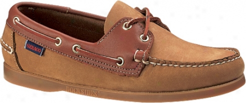 Sebago Spinnaker (men's) - Mocha Nubuck & Tan Waxy