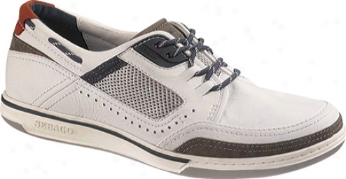 Sebago Triton Sport (men's) - White/dark Grey Leather