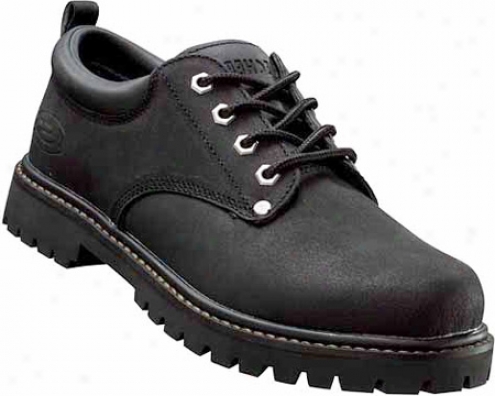 Skechers Alley Cats (men's) - Black Scuff Resistant Leather (bks)