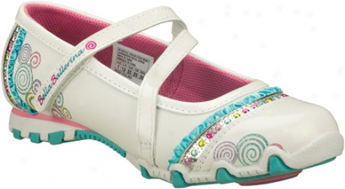 Skechers Bella Ballerina Prima (girls') - White/multi