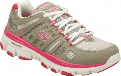 Skechers Bravos Photo Finish (women's) - Gray/pinj