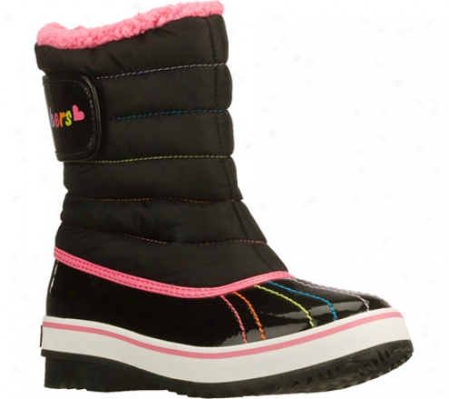 Skechers Higyianders Cosmic Queen (girls') - Black/pink