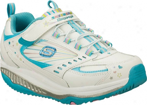 Skechers Shape Ups X F High Kix (girls') - White/multi