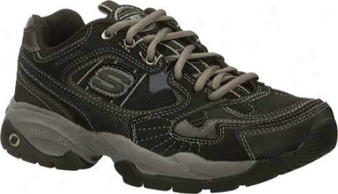 Skechers Sparta (men's) - Black/charcoal