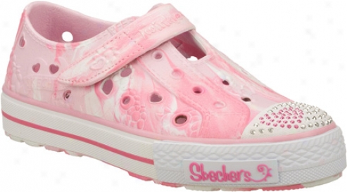 Skechers Twinkle Toes Chillouts (girls') - Pink/white