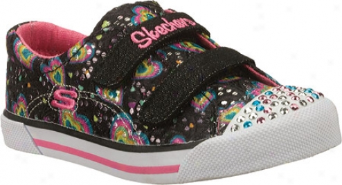 Skechers Twinkle Toes Lookies Baby Buds (infant Girls') - Black/multi