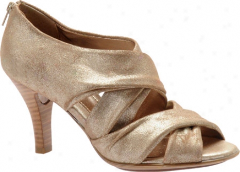 Sofft Geneva 2 (women's) - Champagne Foil Suede