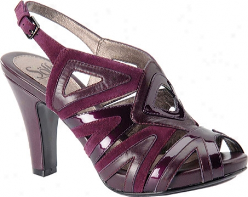 Sofft Rosa (women's) - Violet Open Leather/suede/nappa Leather