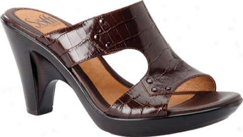 Sofft Vannes (women's) - Dark Brown Croco Leather