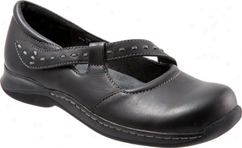 Softwalk Rachel (women's) - Black Veg Calf Leather