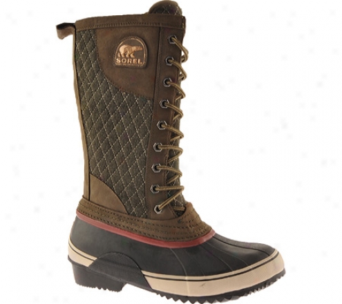 Sorel Sorelli Tall Lace (women's) - Cargo/red Rover