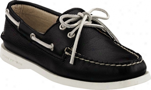 Sperry Top-sider A/o 2-eye Leather (women's) - Black