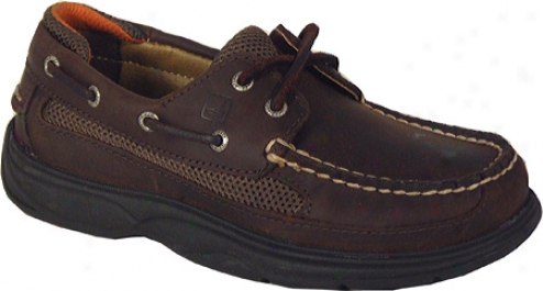 Sperry Top-sider Cutter (boys') - Dark Brown Leather