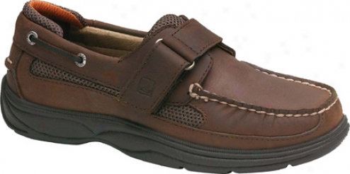 Sperry Top-sider Cutter H&l (boys') - Dark Brown Oiled Nubuck