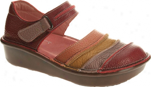 Spring Step Bumblebee (women's) - Red Multi Leather