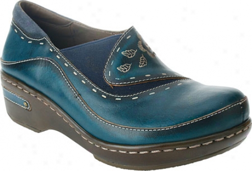 Spring Step Burbank (women's) - Blue Leather