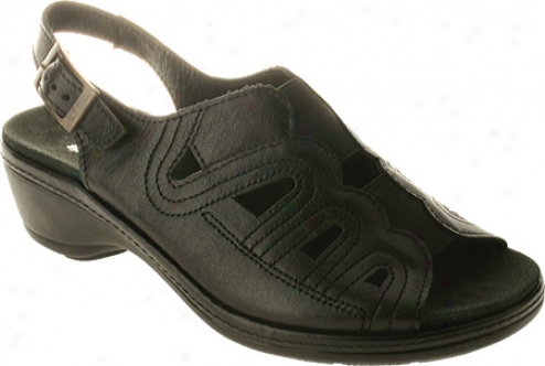 Spring Step Sentiment (women's) - Black Leather